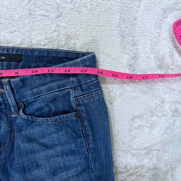 Joe's Jeans Women's Blue Denim Distressed Jeans - Picture 3 of 8